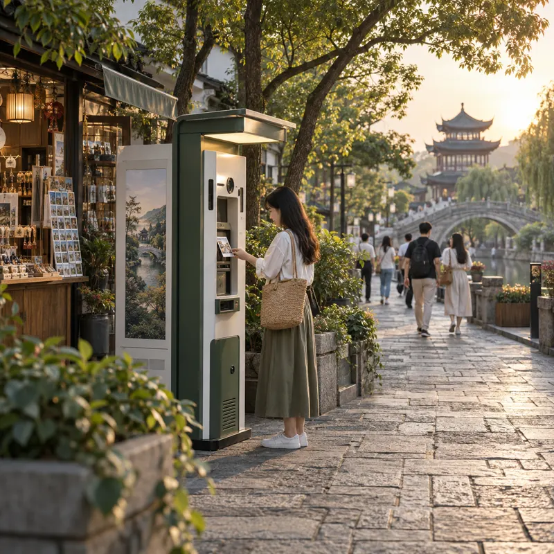 文旅景区智能终端场景示意